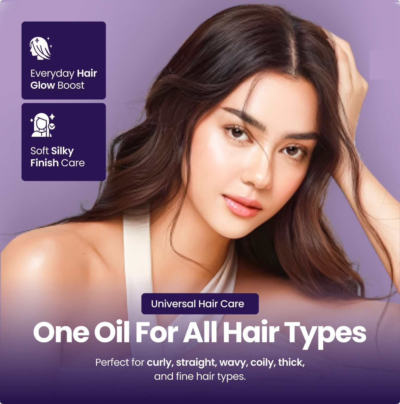 One Oil For All Hair Types