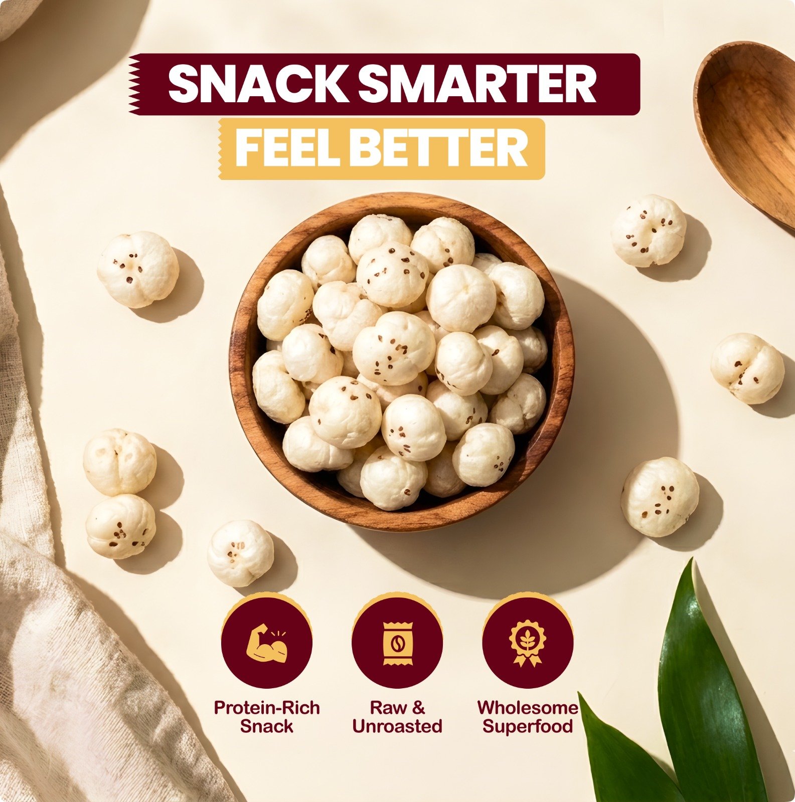 Snack Smarter Feel Better makhana snacks