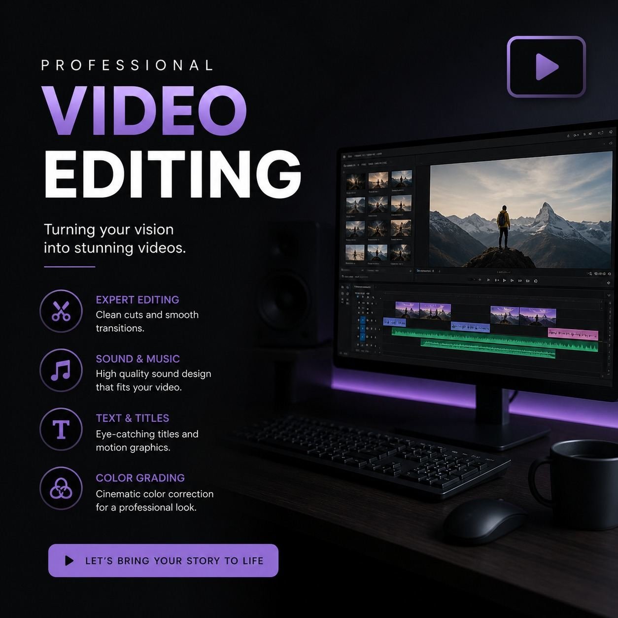Professional Video Editing